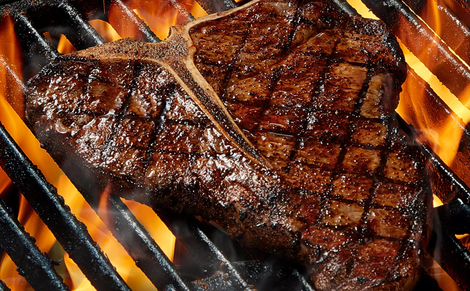fire grilled t bone fire grilled t bone