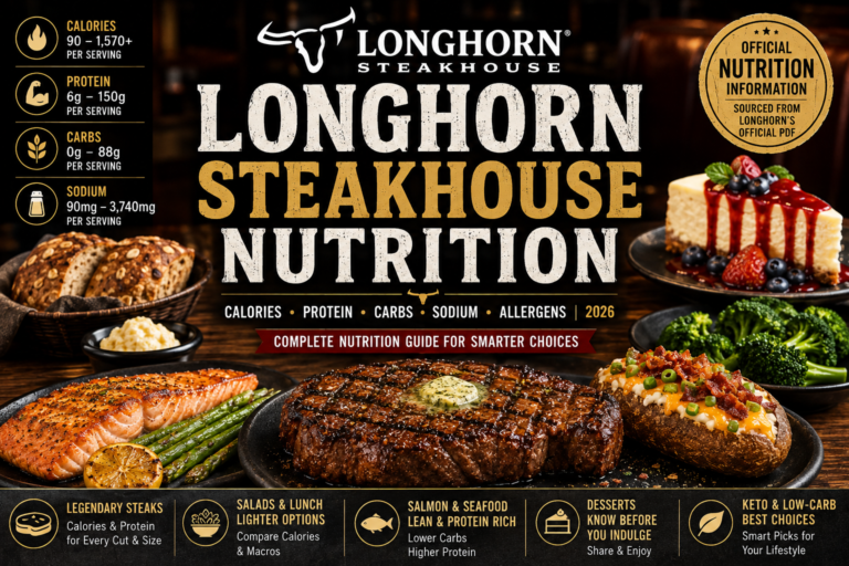 LongHorn Steakhouse Nutrition