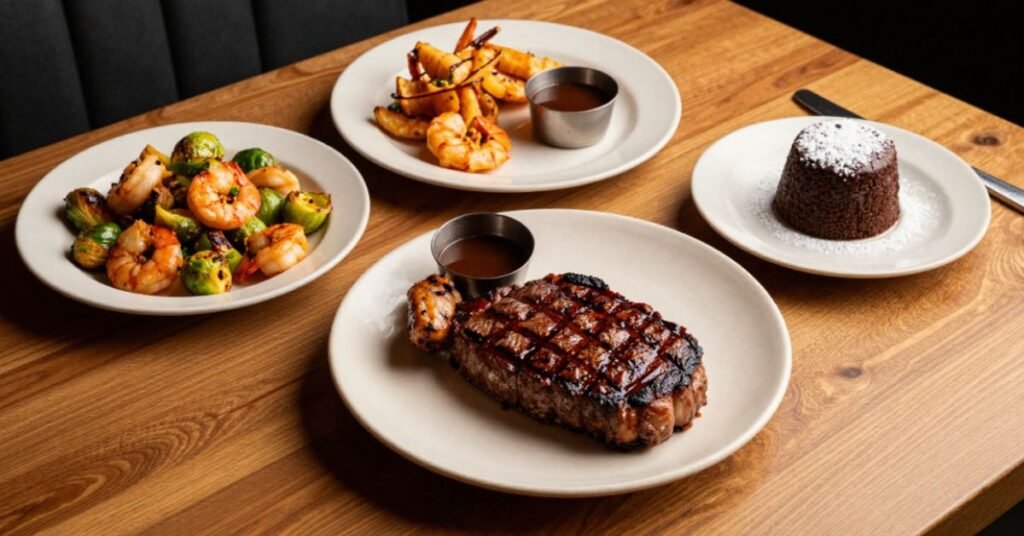 Perfect first visit meal at LongHorn Steakhouse