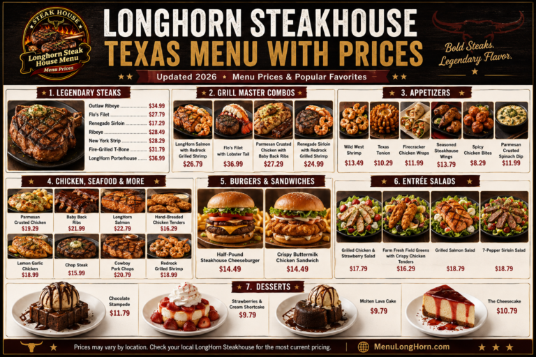 longhorn steakhouse texas prices